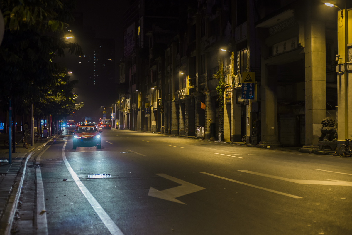 广州的凌晨时分