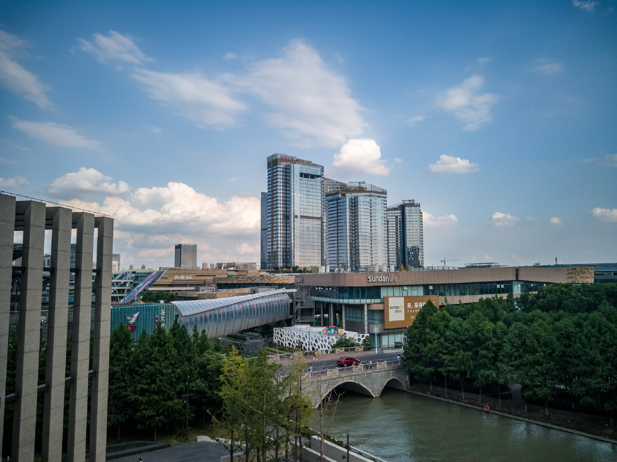 拍摄于 诚品生活 上的观景平台