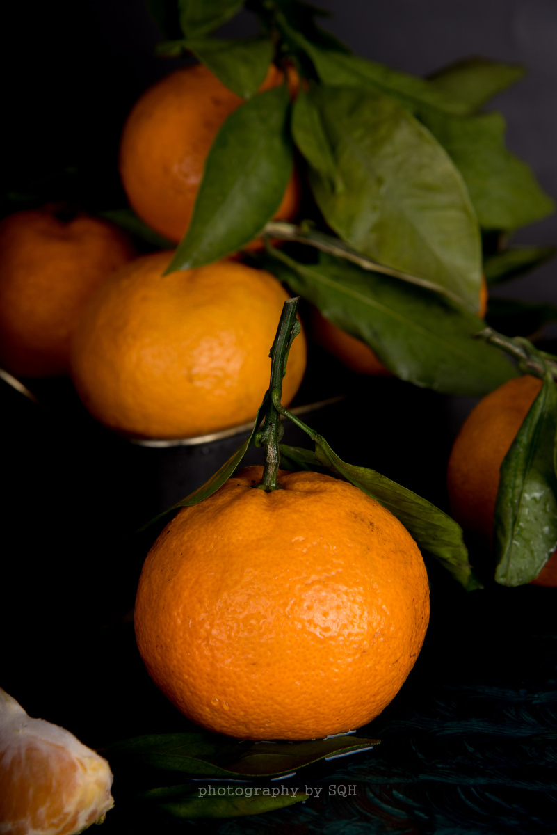 橘子美食静物拍摄