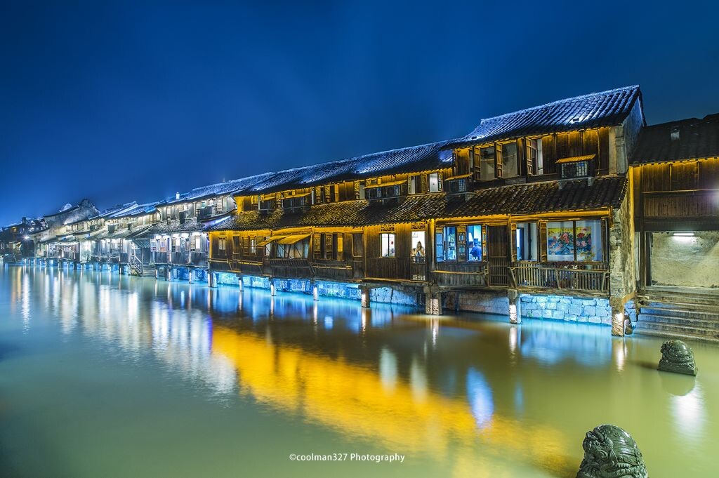 乌镇西栅夜景
