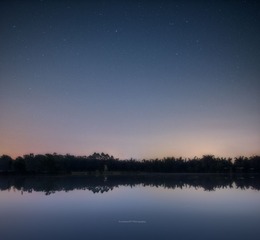斑竹林湖面星空