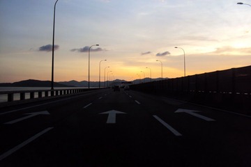 on the way