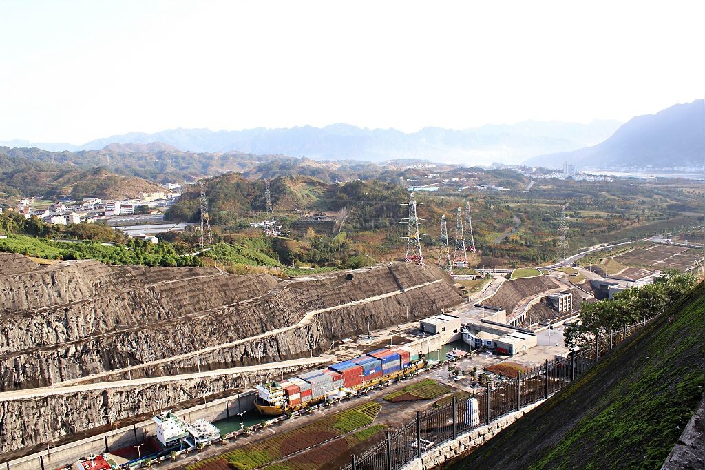 长江三峡过船水闸