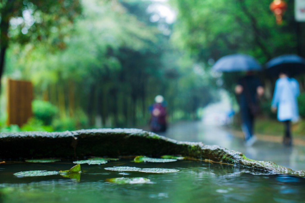 小雨淅沥