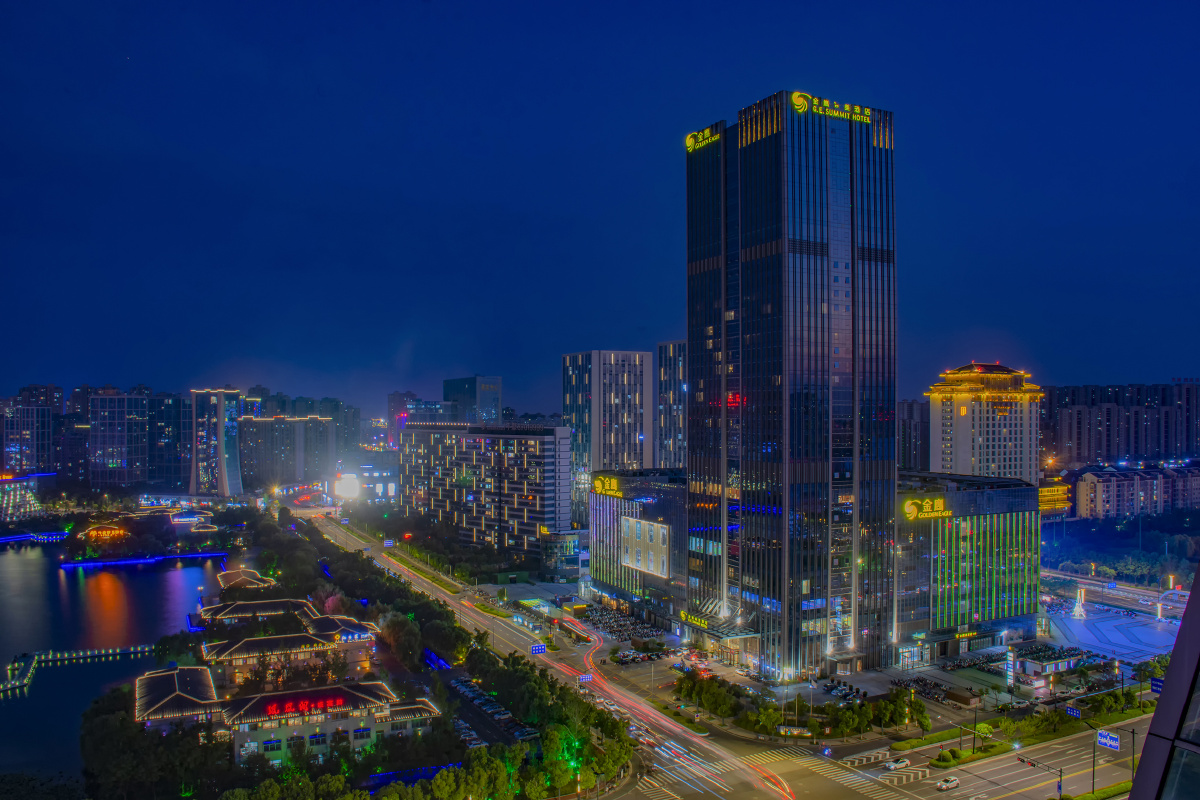 盐城城南新区夜色