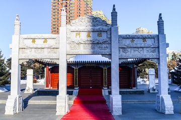 吉林长春文庙建筑景观 (5)