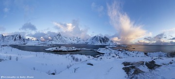 Blue morning in Reine