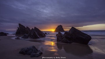 Sunset in West Europe