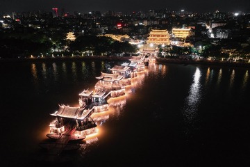 潮州 | 夜幕下的广济桥