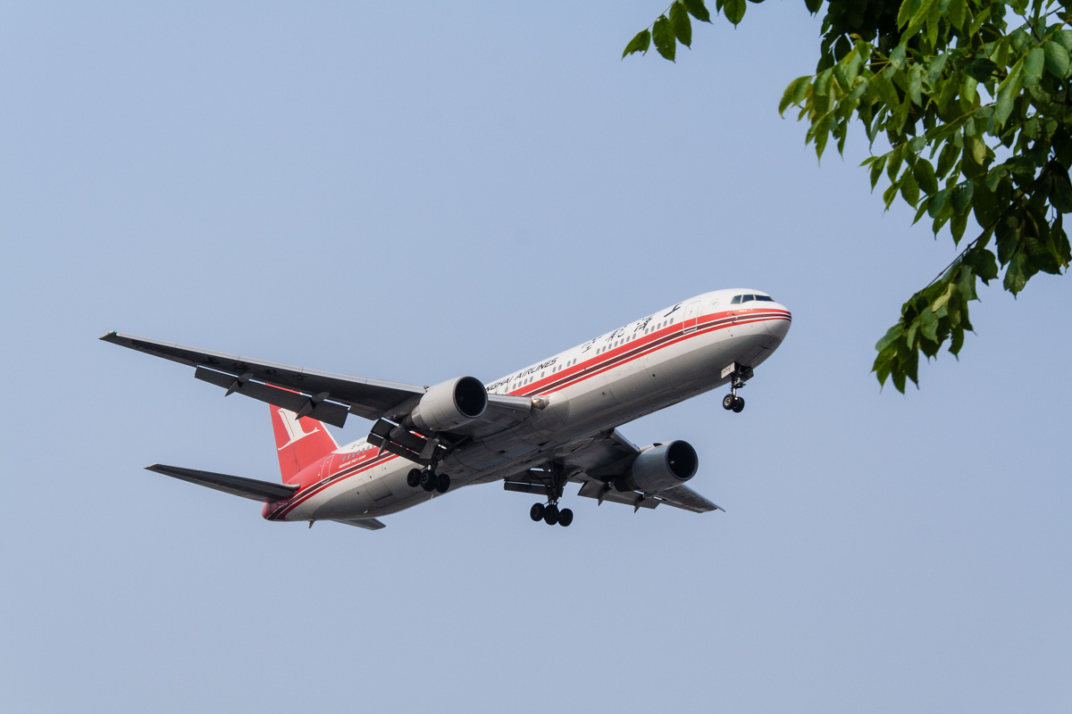 b-2570,上海航空.boeing 767-36d.曾经的上海航空星空联盟涂装机