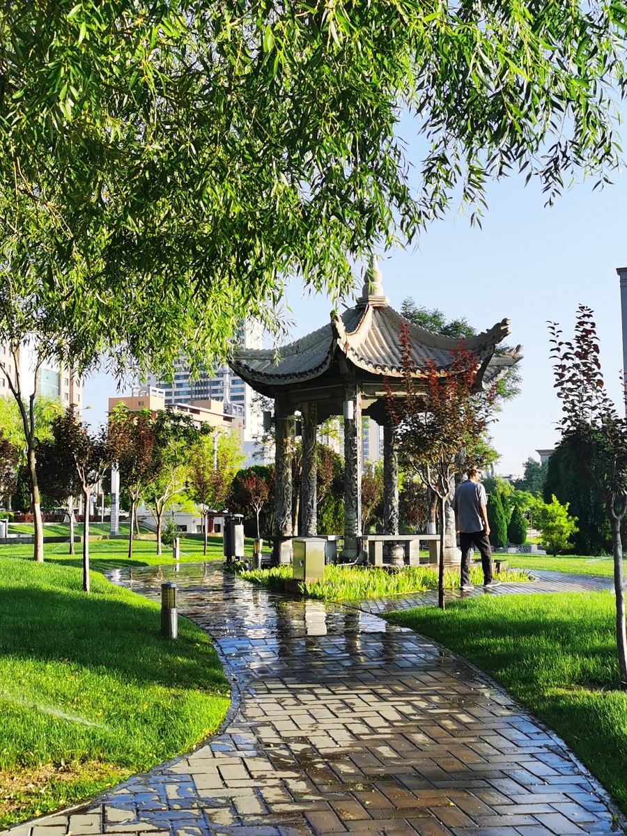 甘肃白银绿色生态大美白银2021年7月22日拍摄于甘肃白银市白银区一