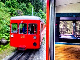 Chamonix Glacier train