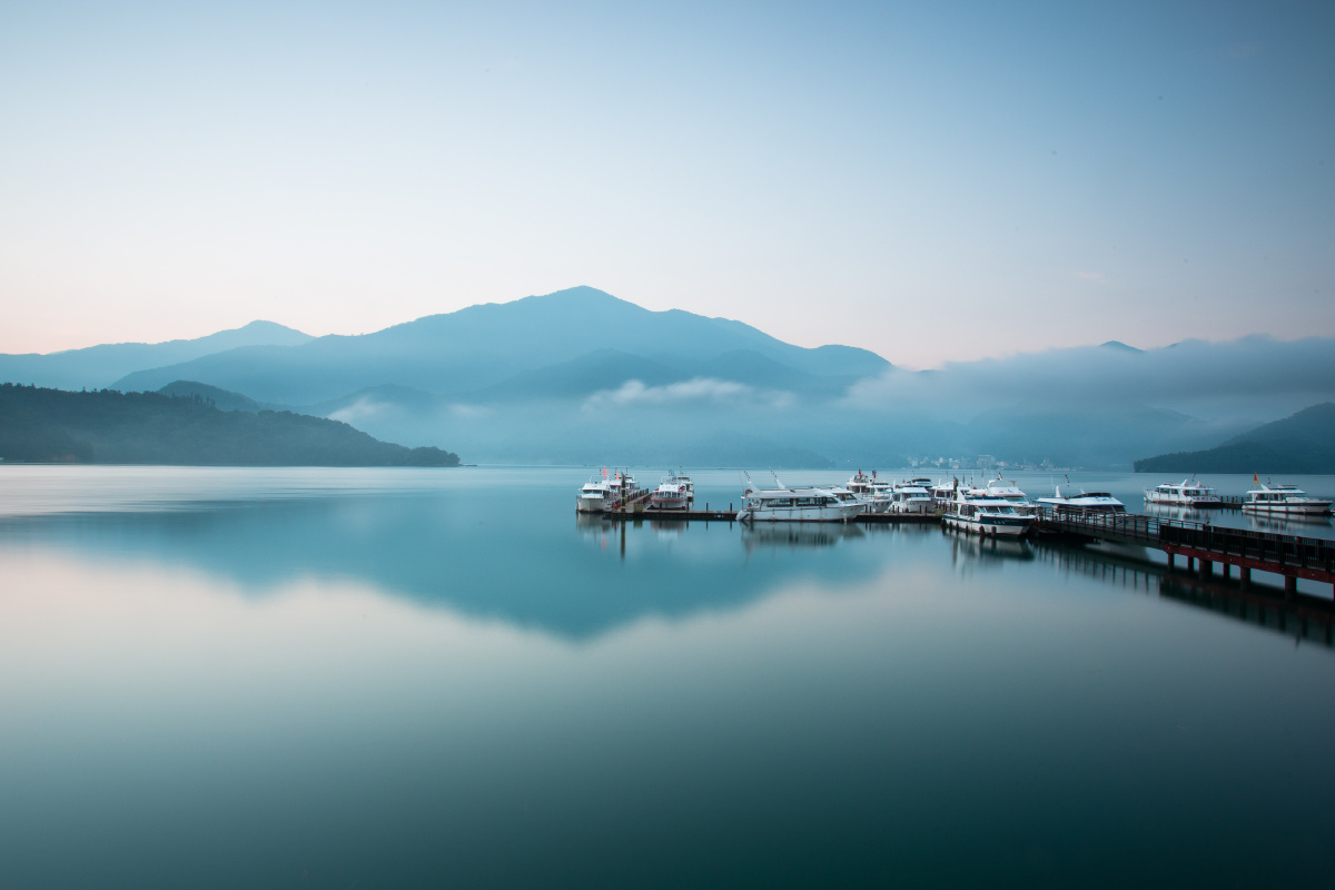 日月潭的清晨