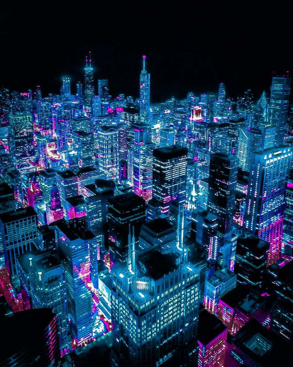 2020 魔幻开局调色也要魔幻 @银翼杀手2049 赛博朋克风 - 爱拍照的eri