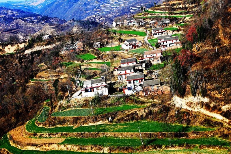 一个美丽的小山村