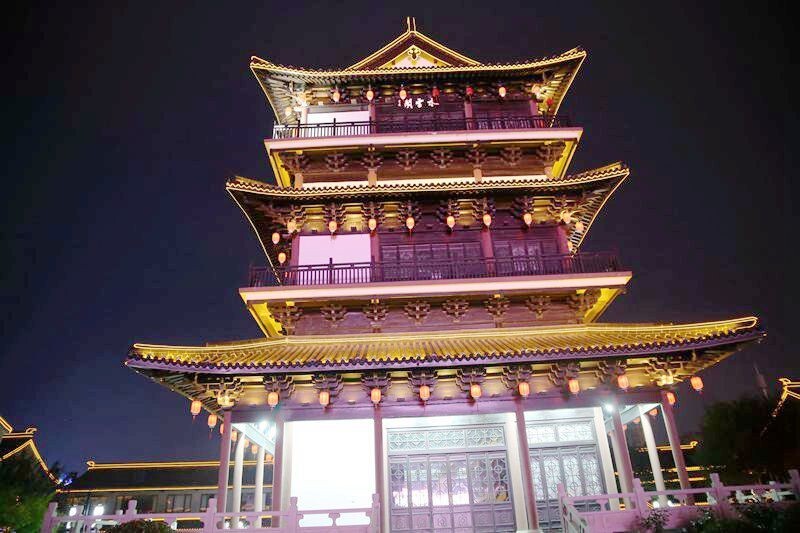 盐城水街夜景