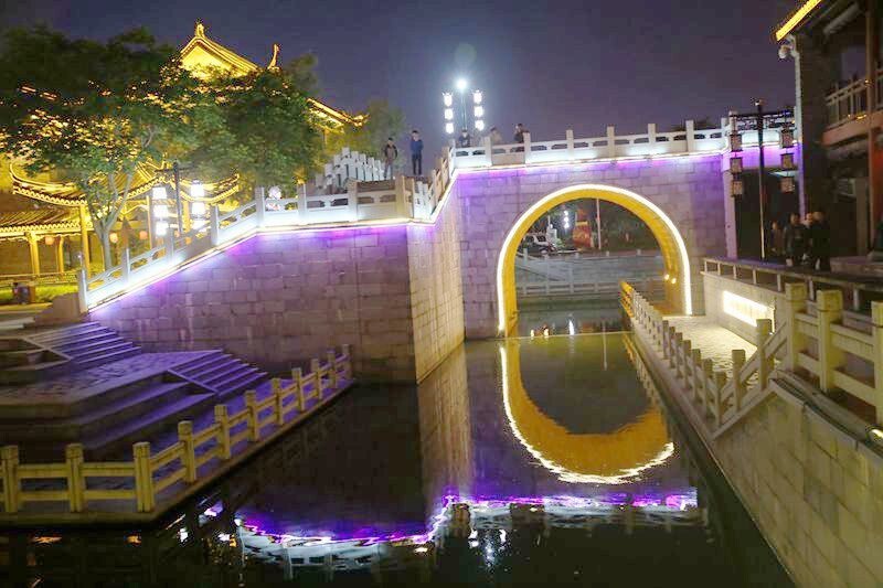 盐城水街夜景
