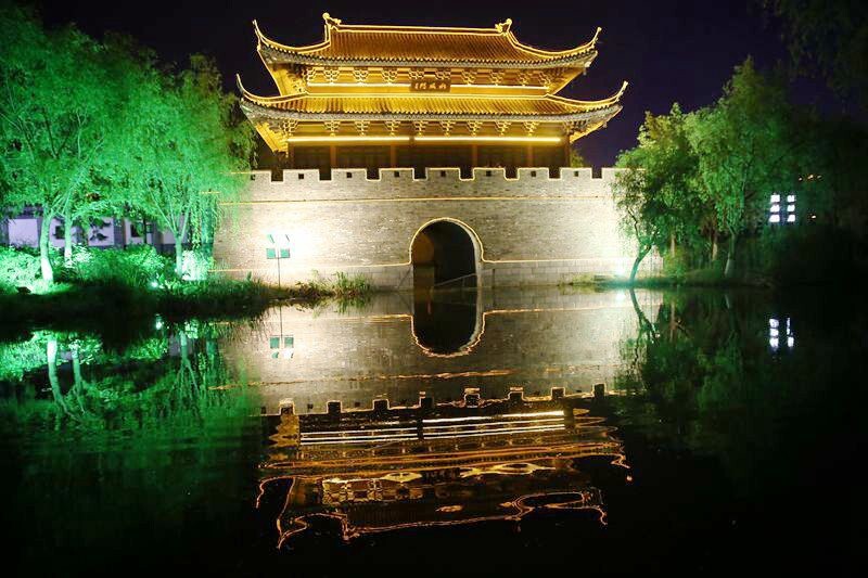 盐城水街夜景