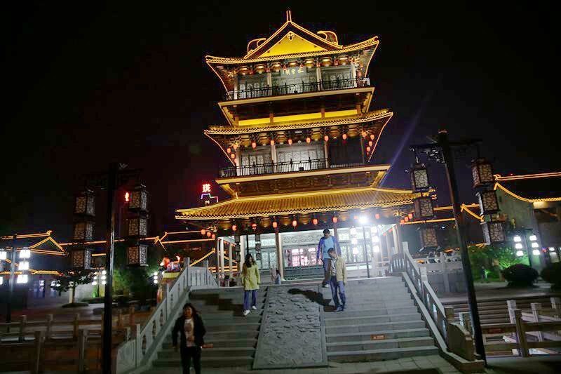 盐城水街夜景