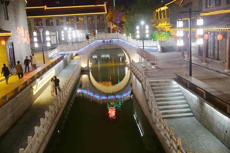 盐城水街夜景