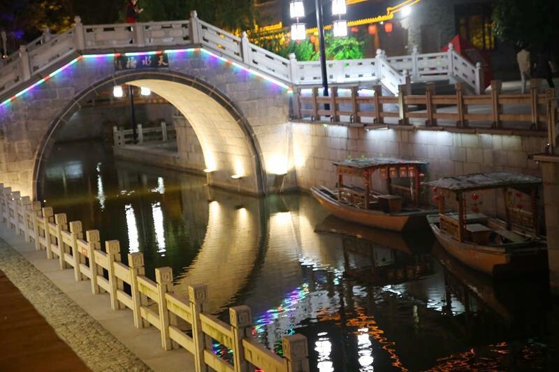 盐城水街夜景
