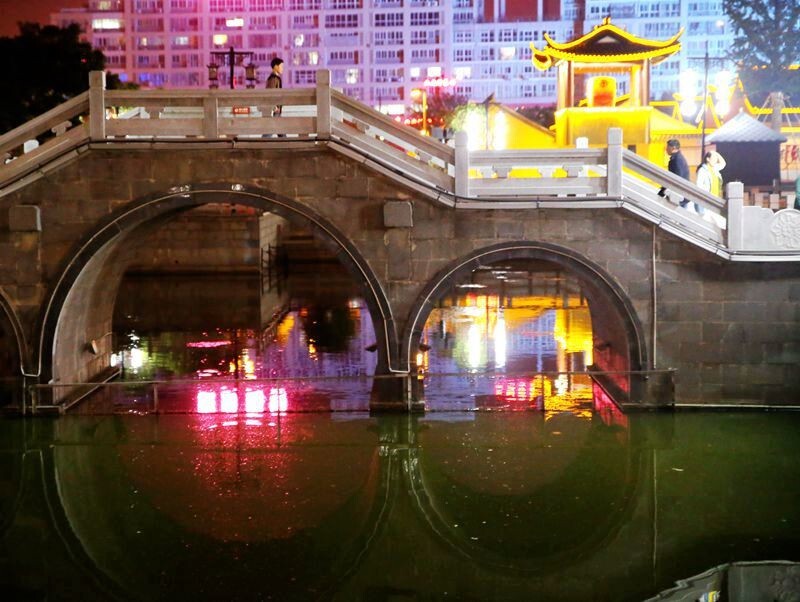 盐城水街夜景
