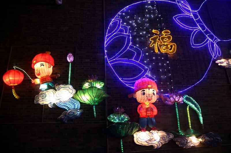 盐城水街夜景