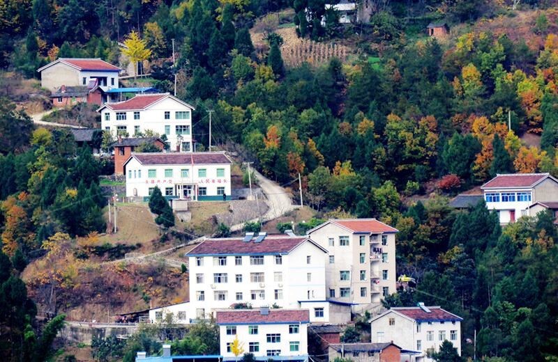 山村秋景