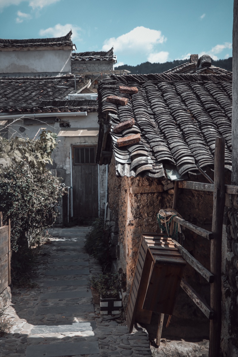 宏村老巷子