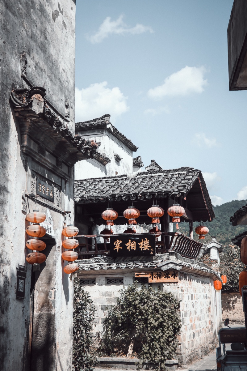 宏村老巷子