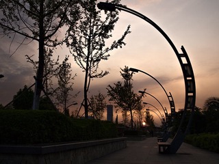 夕阳将落