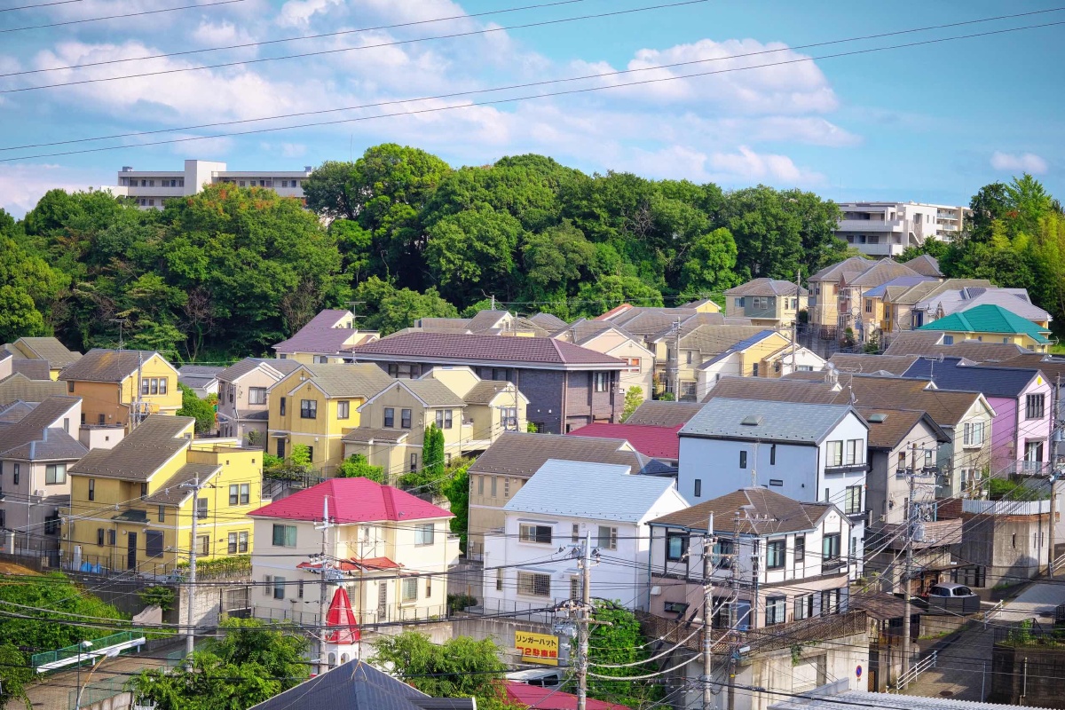 日本多彩的小别墅群