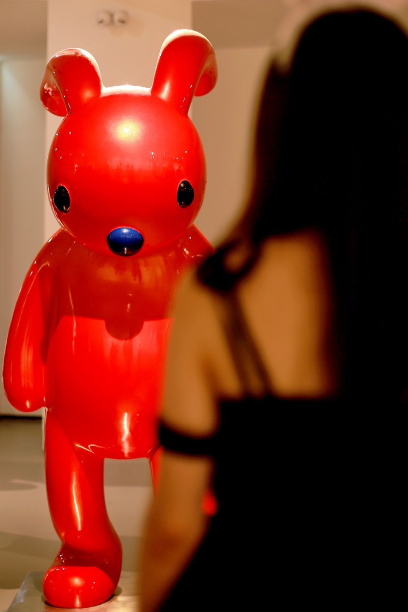 张占占的兔子展摄于厦门宝龙一城