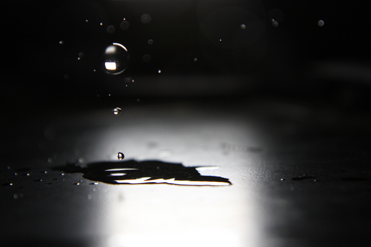 水珠摄影《让时间凝固》