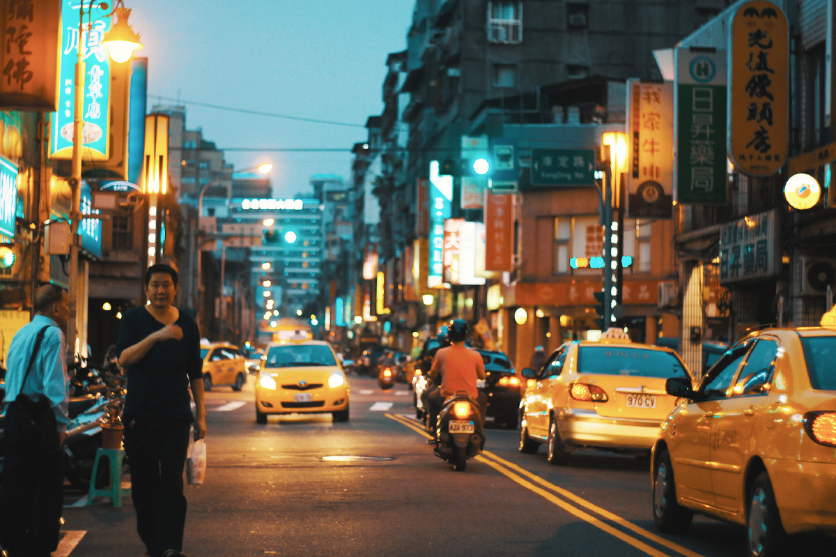 台北夜-剥皮寮老街