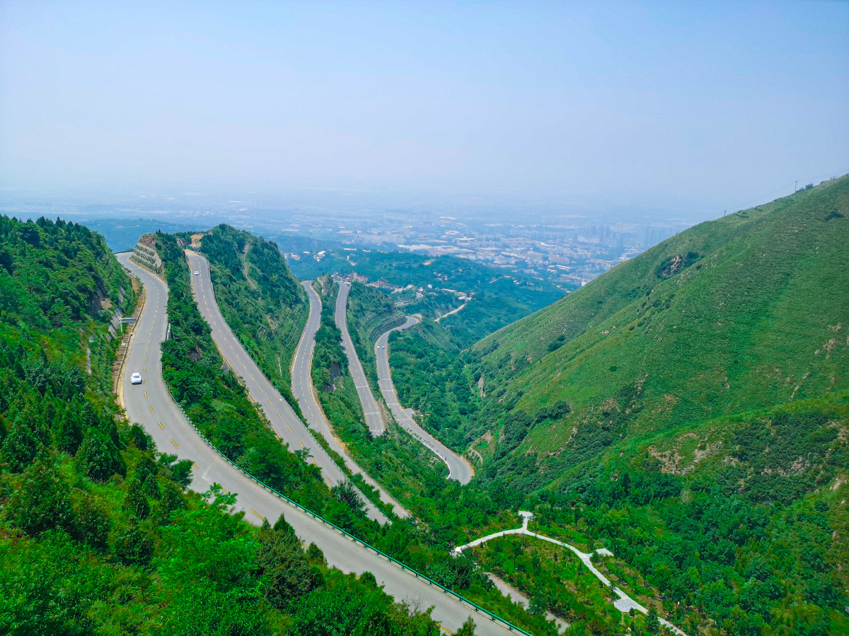 炎炎夏日打卡临潼最美环山公路