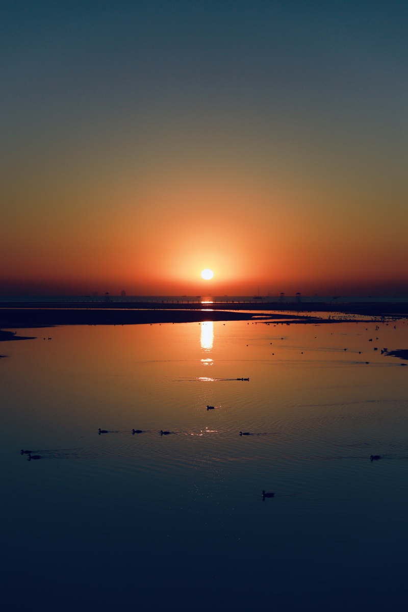 十一份第一日日出 - 爱摄影的贤同学 - 图虫网 - 优质摄影师交流社区