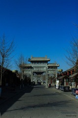 古城的晨