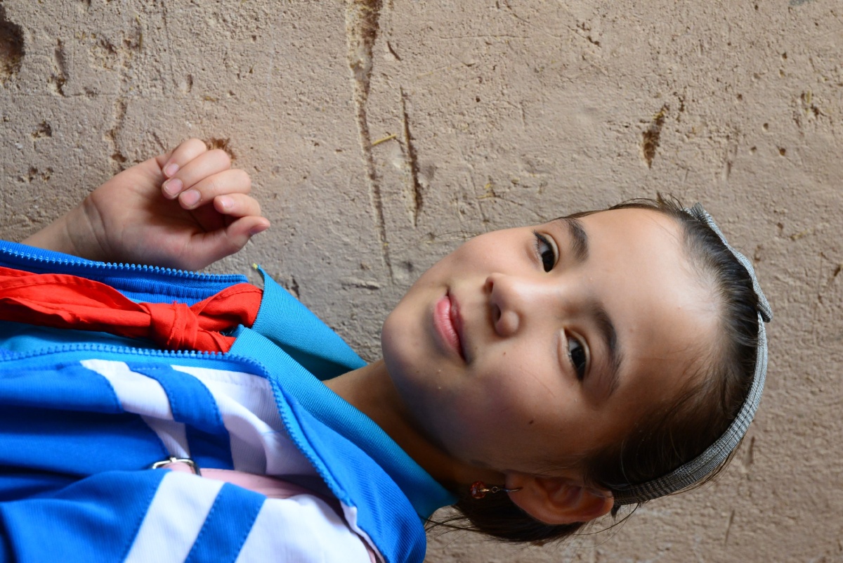 维族少女喀什古城