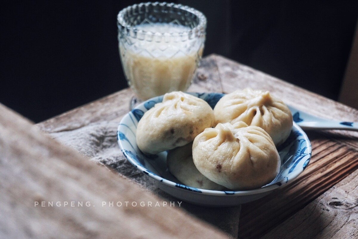 20016早餐豆浆姚做的白菜粉条肉包子