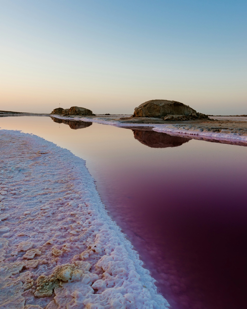 突尼斯吉利特盐湖