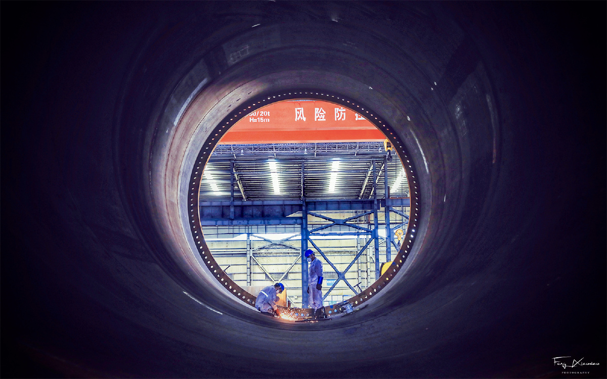 风电塔筒环缝焊接工序