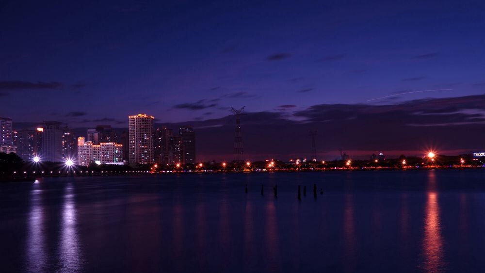 鹭约鸥盟筼筜夜-----厦门一景筼筜渔火