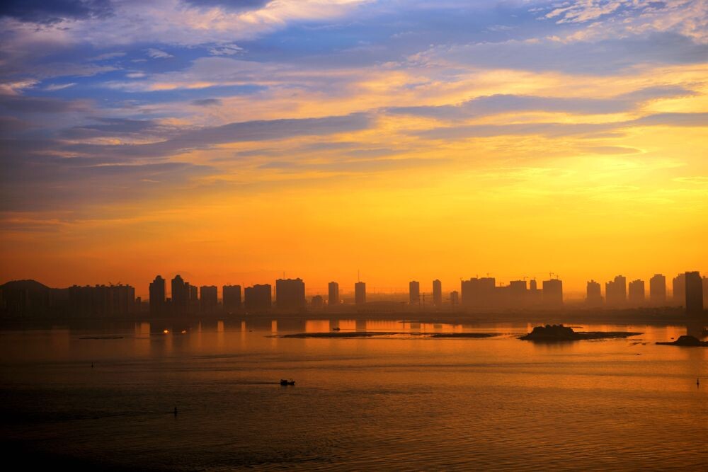 一湾海水鹭江情
