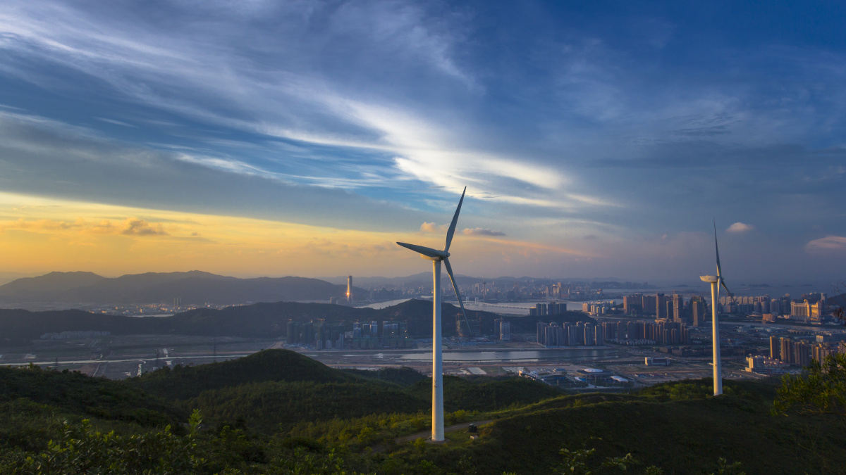 珠海横琴风车山
