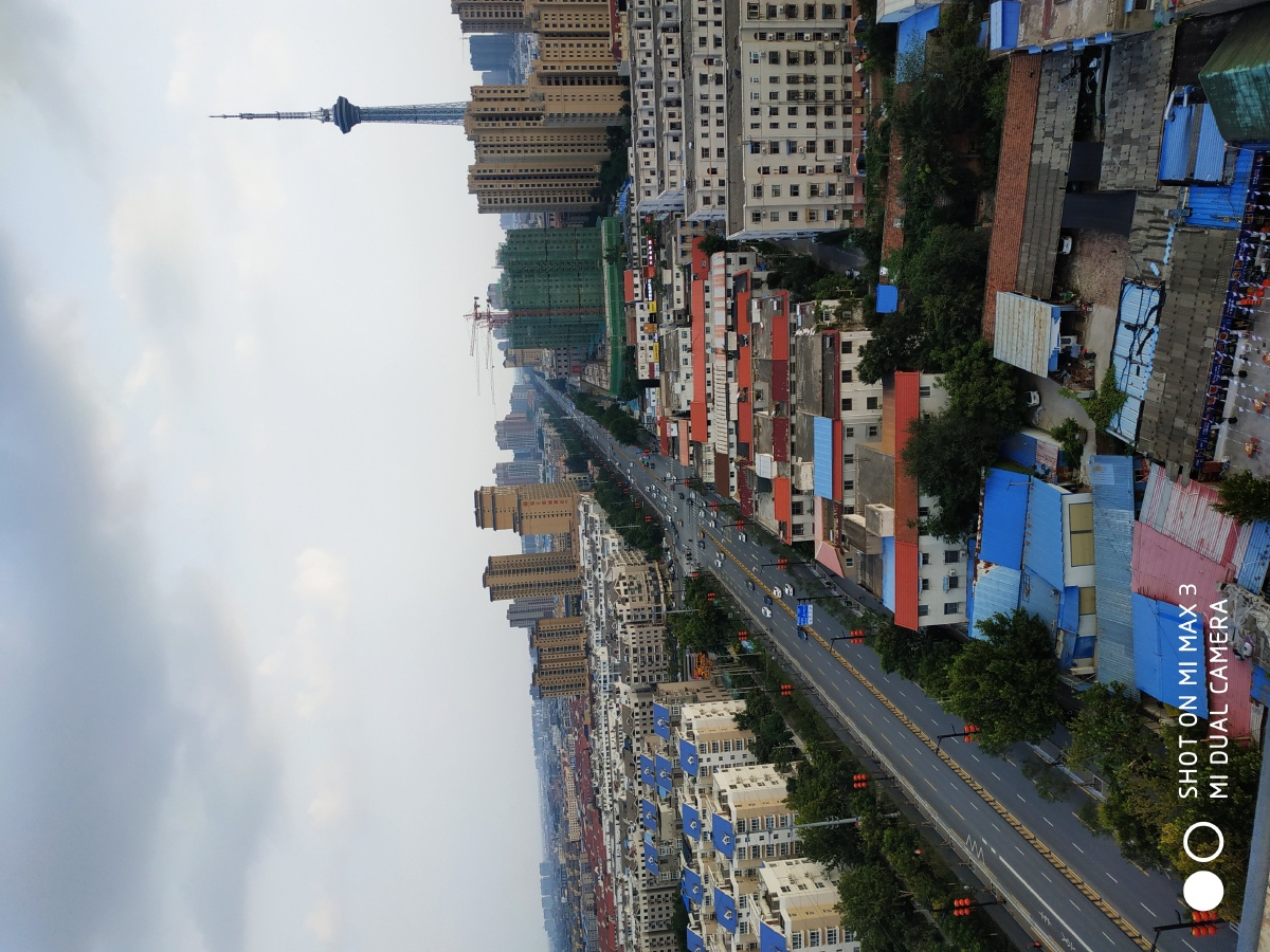 鸟瞰开封黄河大街