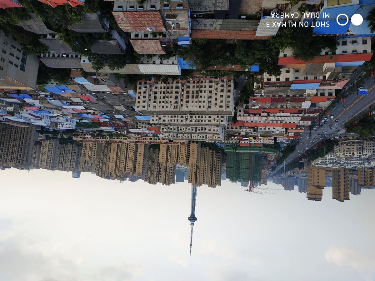 鸟瞰开封黄河大街