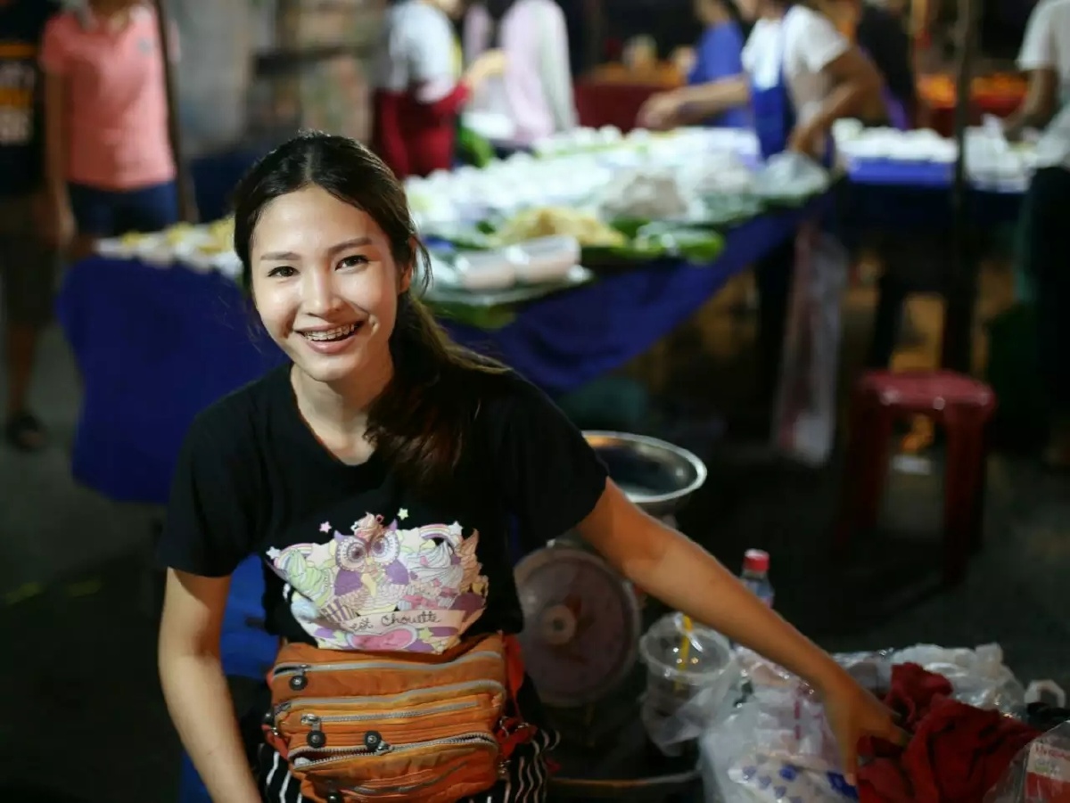 泰国平民的微笑