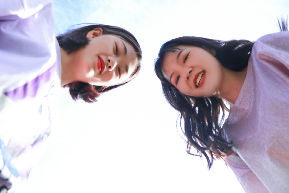 小清新闺蜜合照