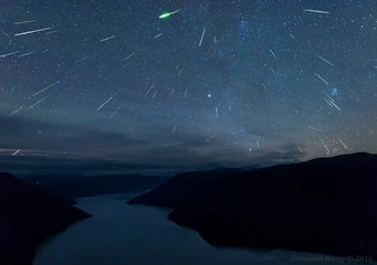 喀纳斯湖的眼泪 - 2016 英仙座流星雨
